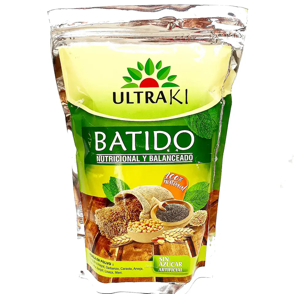 Batido Nutricional Sin Azúcar Artificial Ultraki 500 gr 1