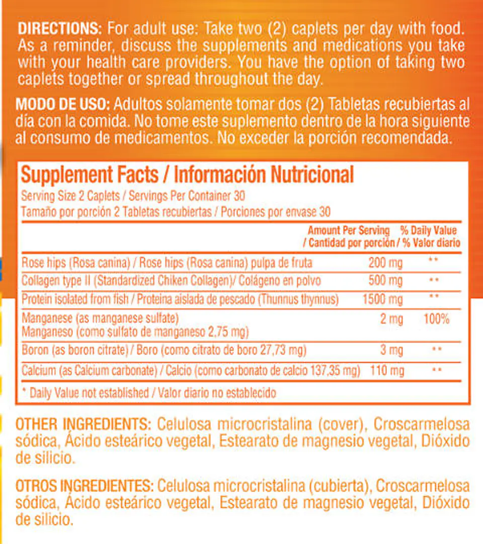 Hyaloxin 60 Caplets Healthy America 2