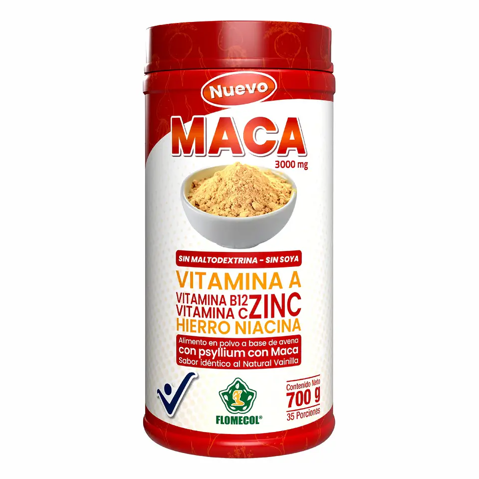 Maca 3000 mg 700 gr Flomecol 1
