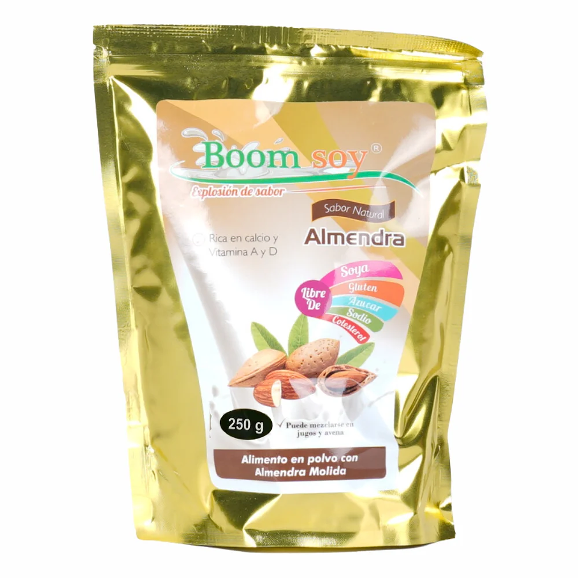Leche de Almendras Instantánea 250 gr Boom Soy 1