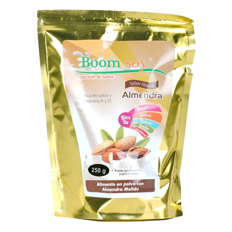 Leche de Almendras Instantánea 250 gr Boom Soy 1