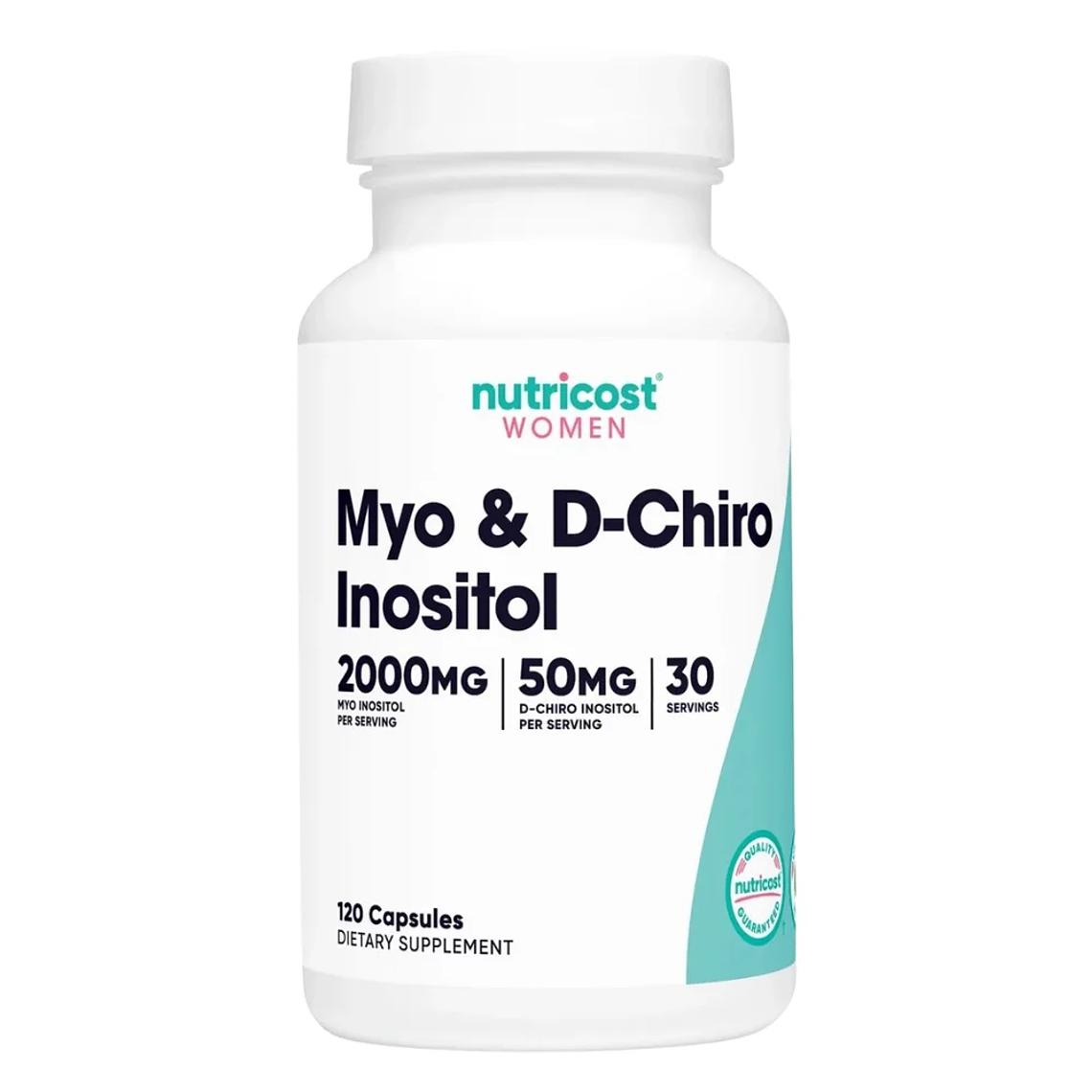 Myo & D-Chiro Inositol 120 Cápsulas Nutricost 1