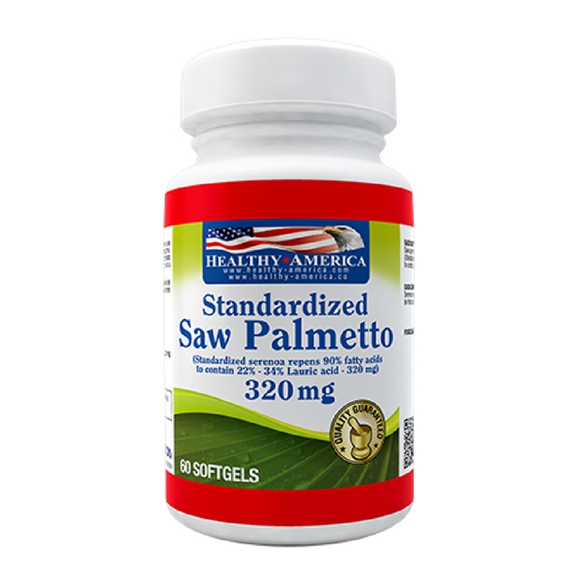 Saw Palmetto 320mg 60 softgels Healthy America 1