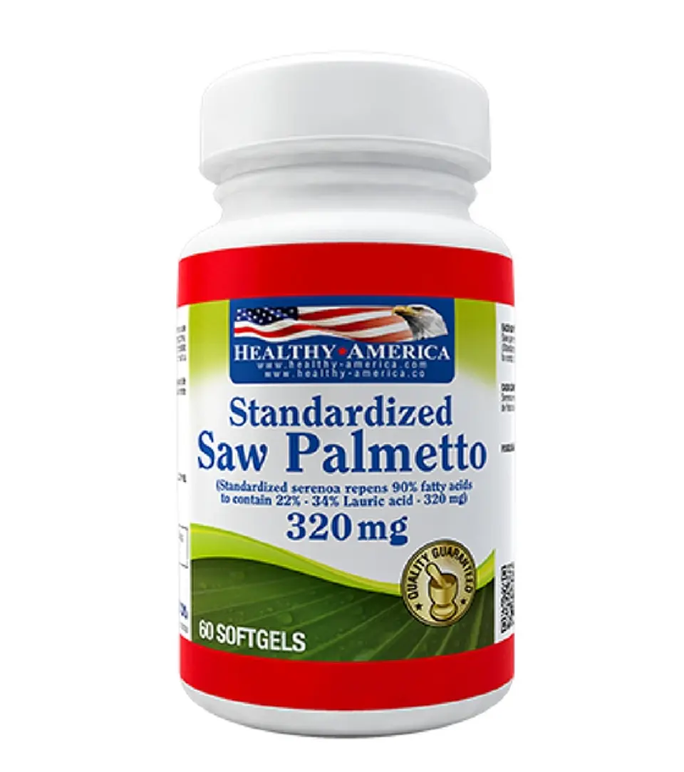 Saw Palmetto 320mg 60 softgels Healthy America 1