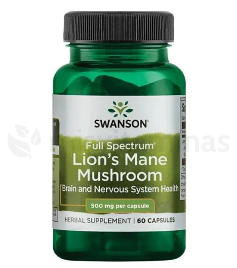 Melena de León 500 mg Swanson 60 cápsulas