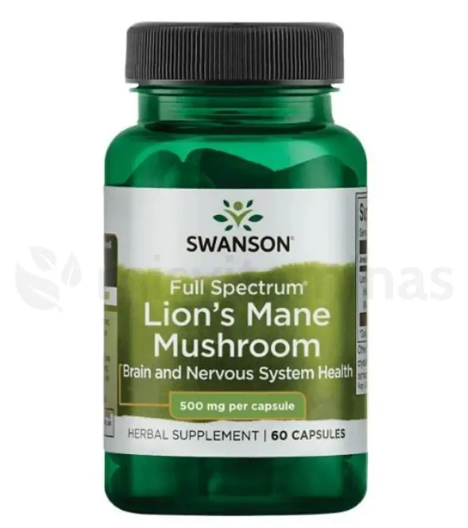 Melena de León 500 mg Swanson 60 cápsulas 1