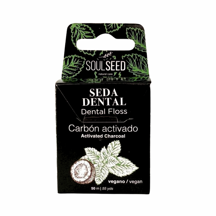 Seda Dental Carbón Activado 50 m SoulSeed 1