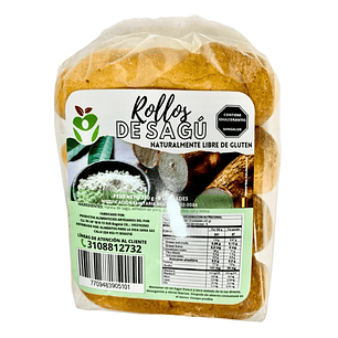 Rollos de Sagú libre de gluten 6 unidades 