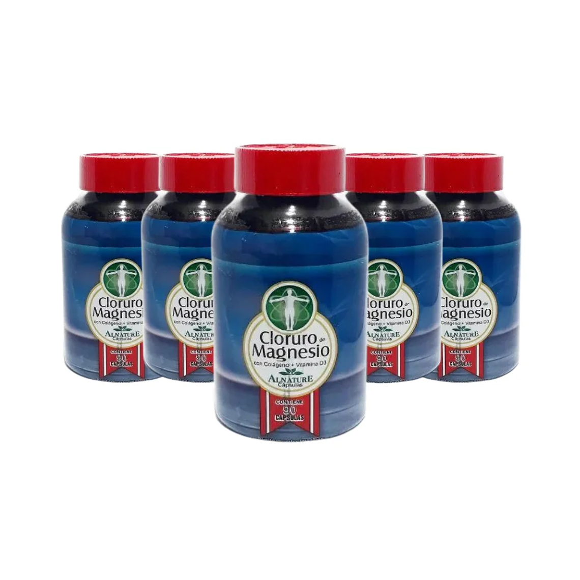 Combo Cloruro de Magnesio con Colageno y Vitamina D3 por 5 Unidades 1