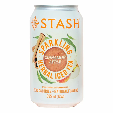 Té Herbal Helado Manzana y Canela 355 ml Stash