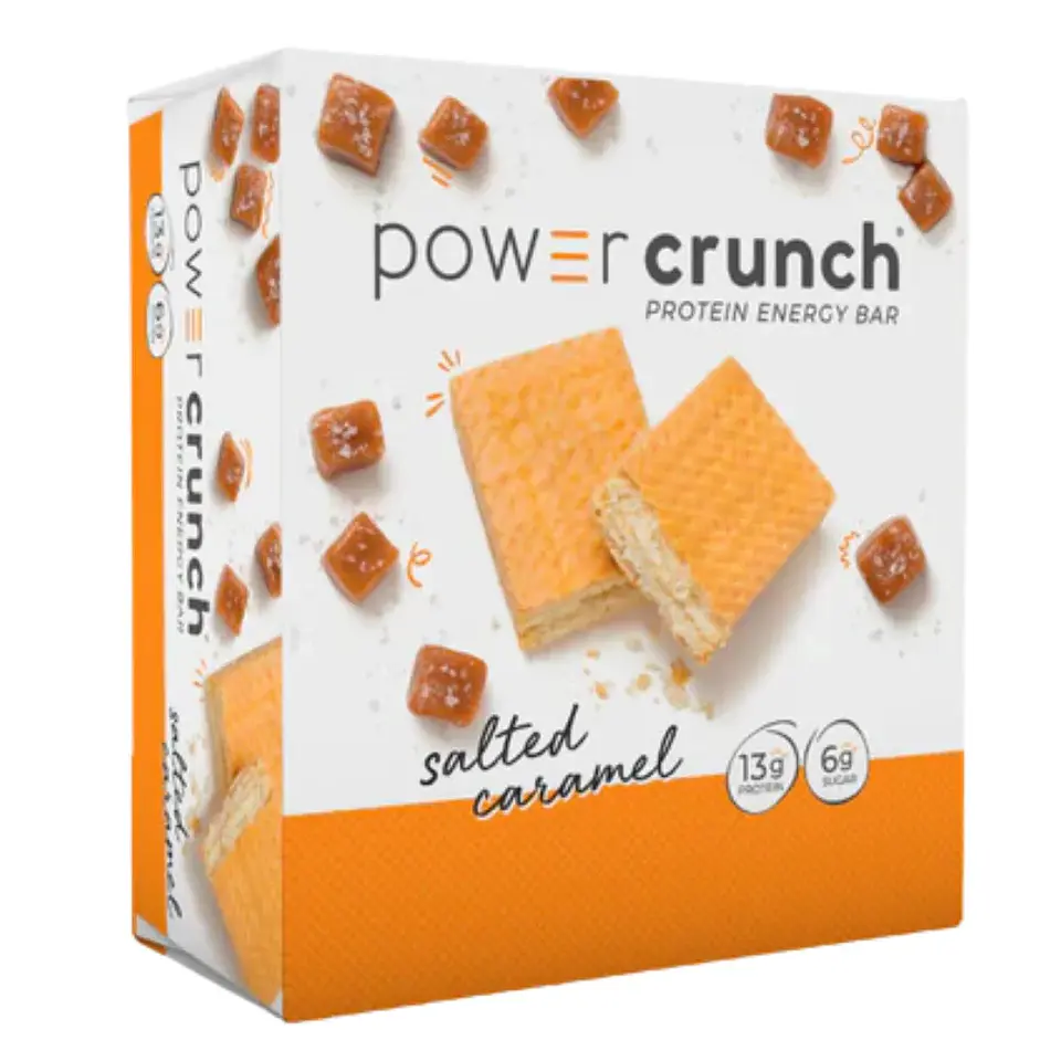 Power Crunch Galleta de Proteína Caramelo Salteado Caja 12 Unidades 1