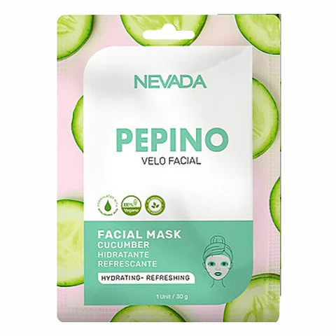 Mascarilla Facial Pepino Unidad Nevada