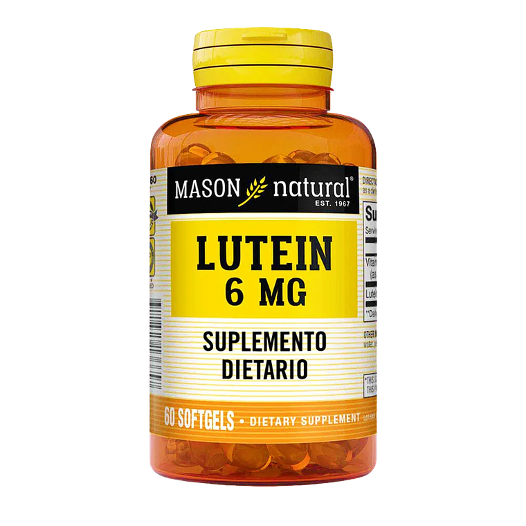 Luteina 6 mg 60 Softgels Mason Natural 1