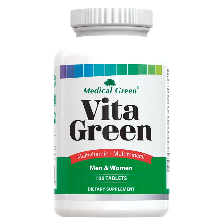 Vita Green Multivitamínico y Multimineral Medical Green 100 Tabletas 1