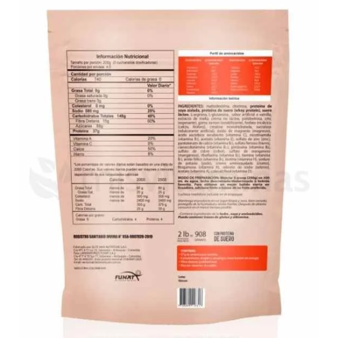 Whey Protein Hardcore Funat 2 libras 2