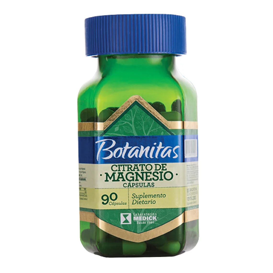 Citrato de Magnesio 90 Cápsulas Botanitas 1
