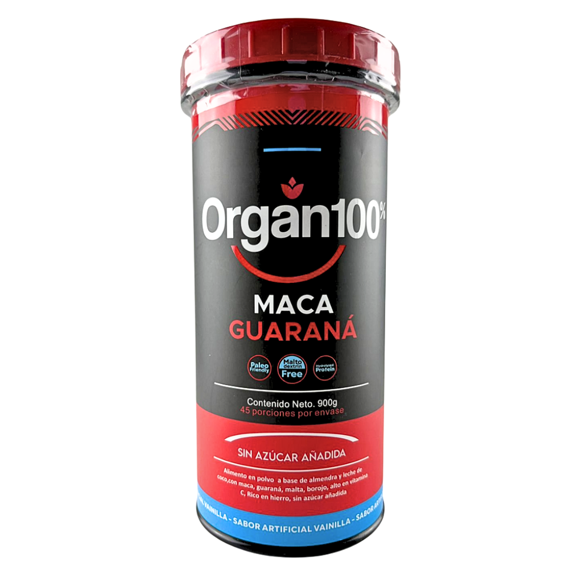 Maca Guaraná 900 gr Organ100% 1