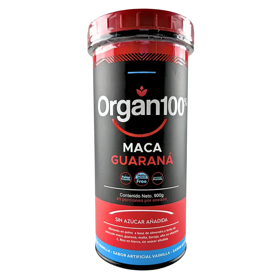 Maca Guaraná 900 gr Organ100% 1