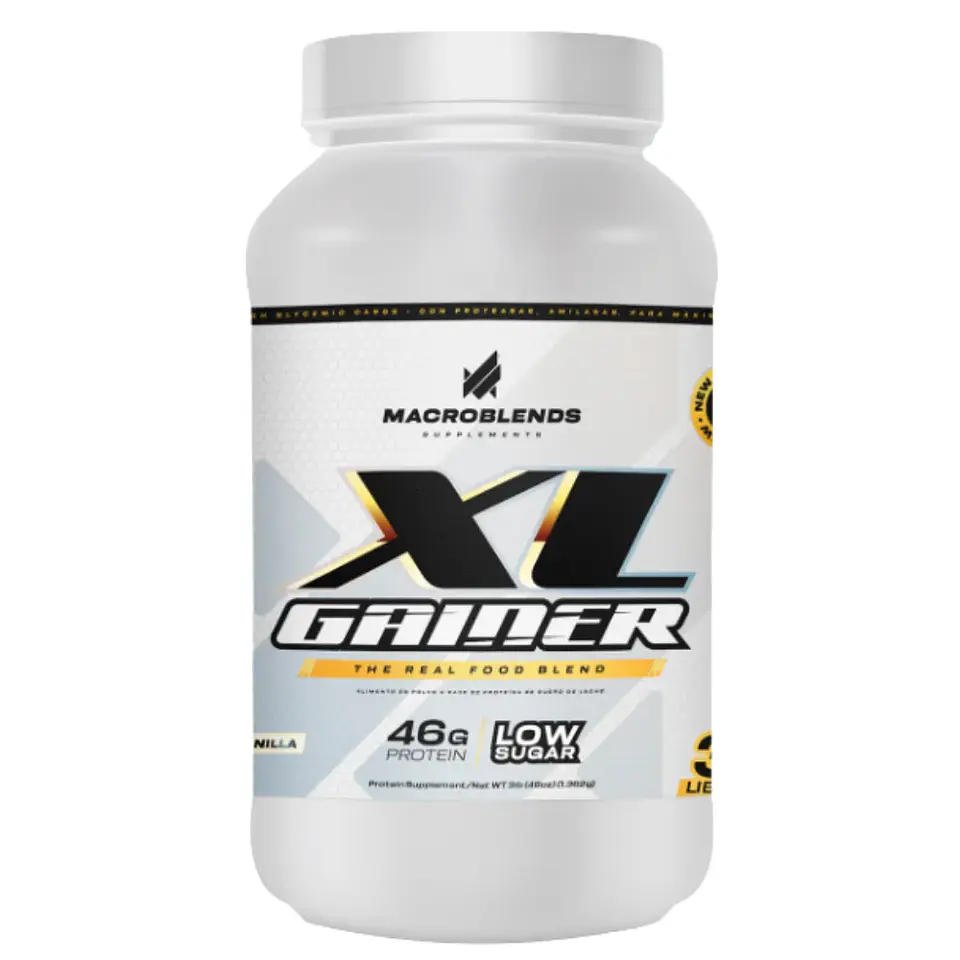 XL Gainer Proteina 3 Libras Macroblends  1