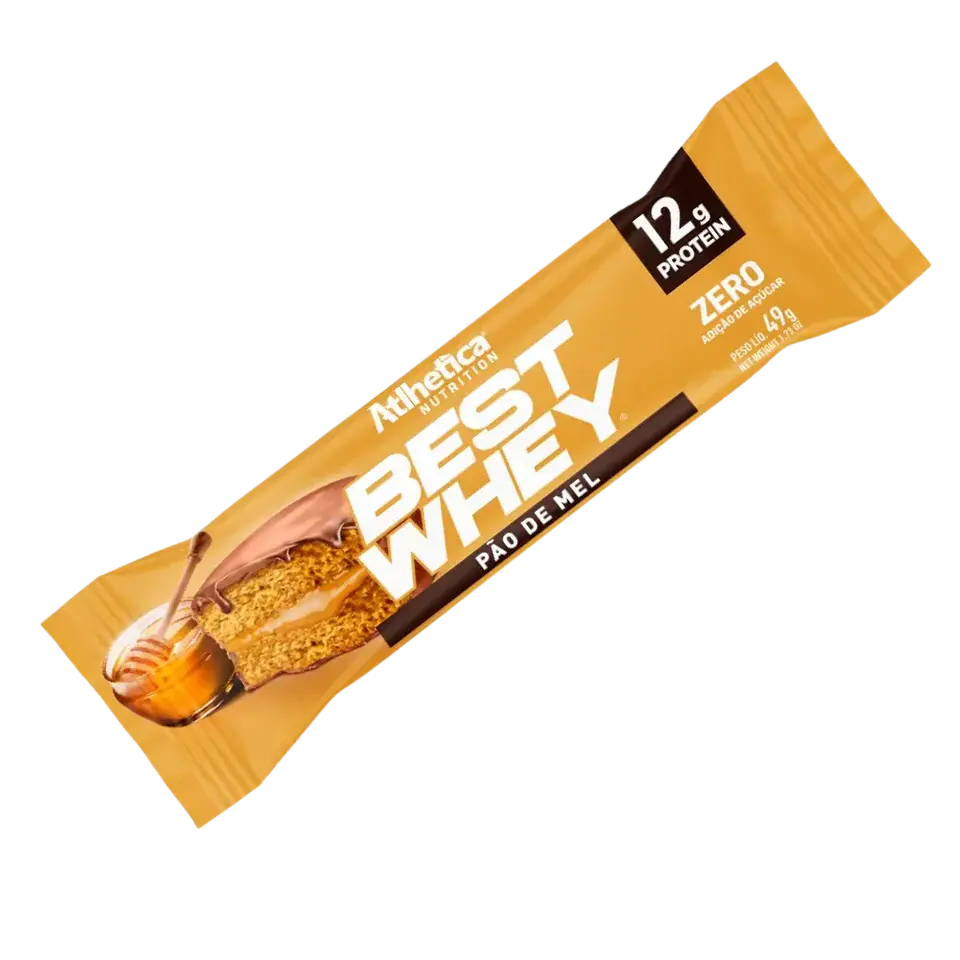 Best Whey Barra Pao de Mel Atlhetica 49 gr  1