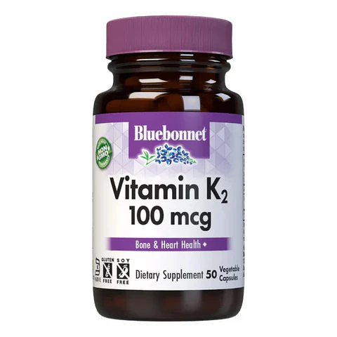 Vitamin K2 100 mcg 50 Cápsulas Bluebonnet