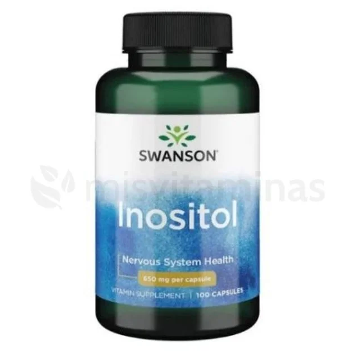 Inositol 650 mg Swanson 100 Cápsulas 1