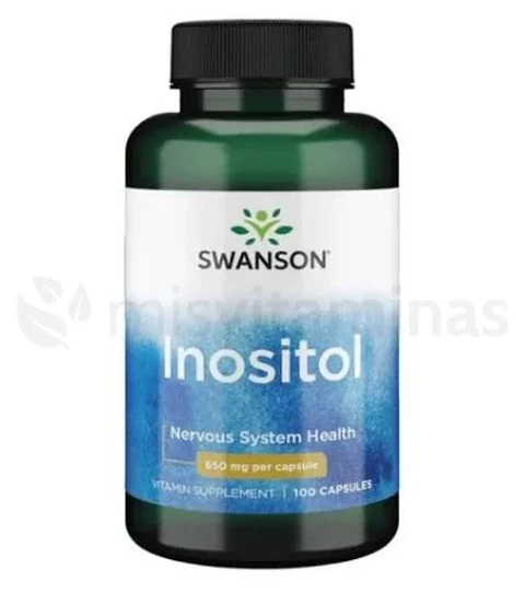 Inositol 650 mg Swanson 100 Cápsulas