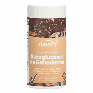 Betaglucanos de Ganoderma Hongo 60 gr Funat