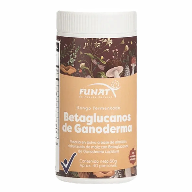 Betaglucanos de Ganoderma Hongo 60 gr Funat 1