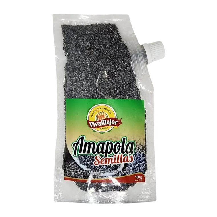 Semillas de Amapola 100 g Viva Mejor 1