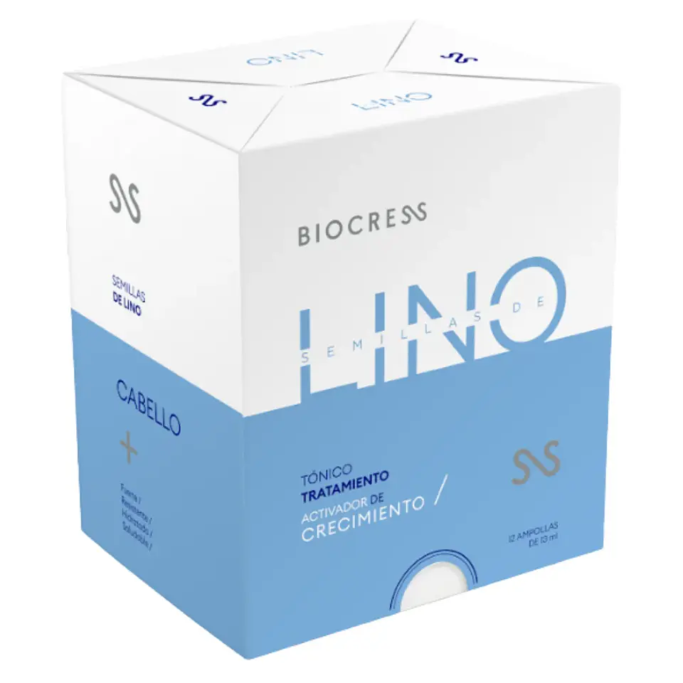 Semillas de Lino Tratamiento 12 Ampollas Bio Cress 10 1