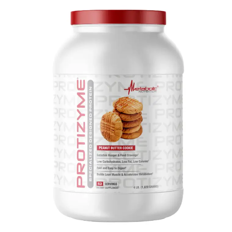Protizyme 2 lbs Galleta Mantequilla de Mani Metabolic 1