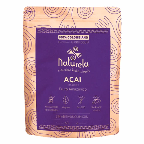 Acaí en Polvo 60 gr Naturela