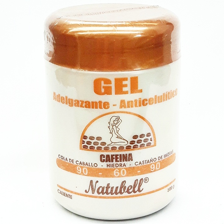 Gel Caliente de Café Adelganzante y Anticelulítico 500 g Natubell 1