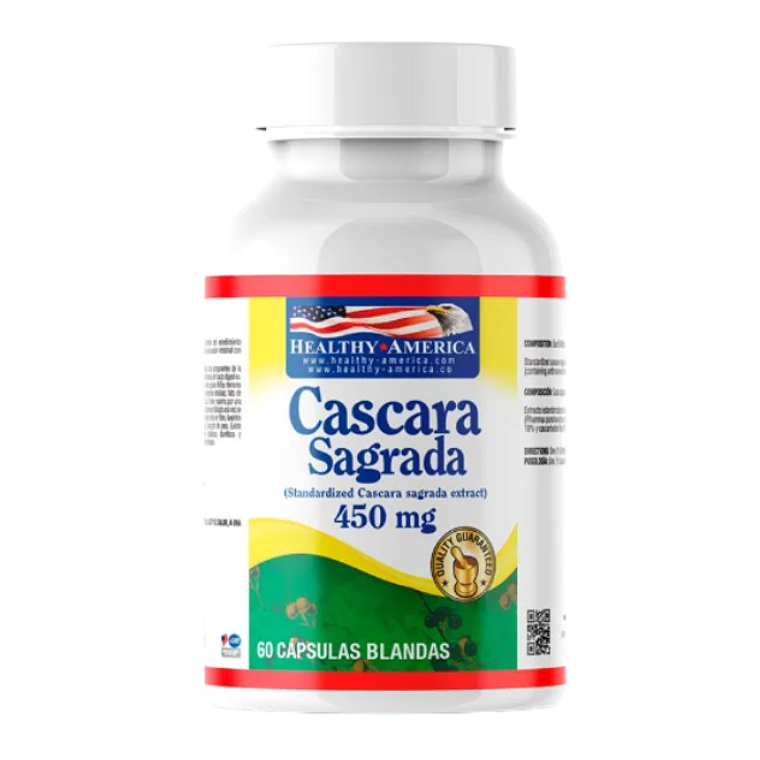 Cascara Sagrada Healthy America 60 Cápsulas 1
