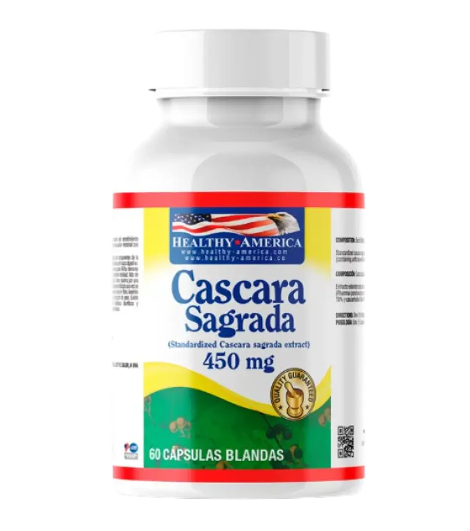 Cascara Sagrada Healthy America 60 Cápsulas 1