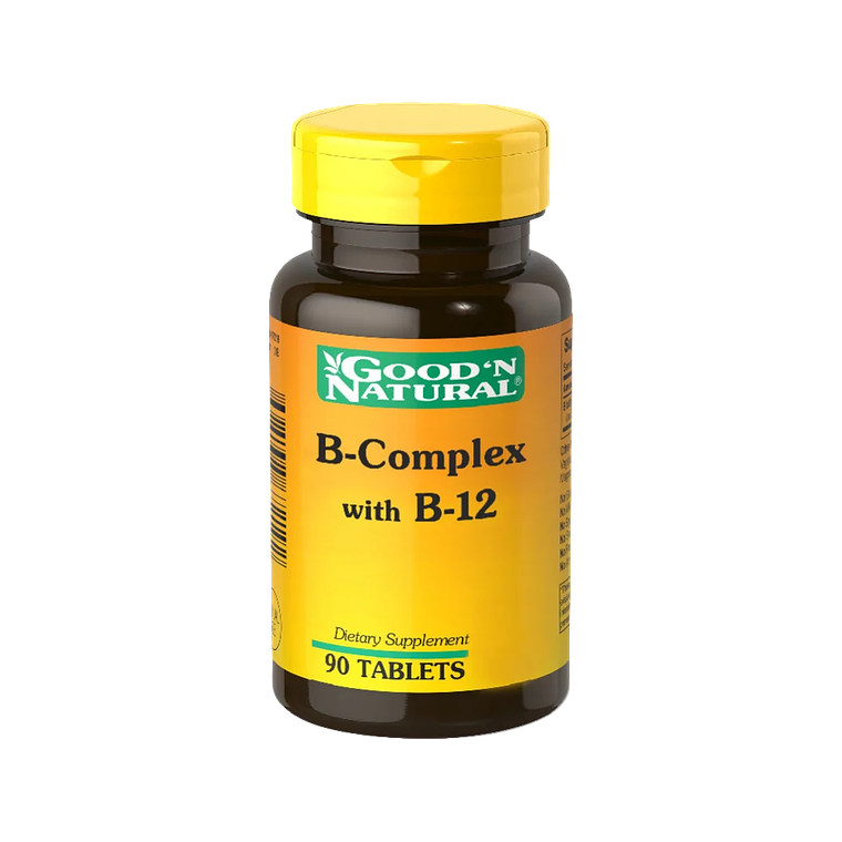 B-Complex and B-12 90 Tabletas Good´N Natural 1