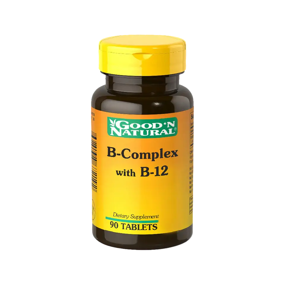B-Complex and B-12 90 Tabletas Good´N Natural 1