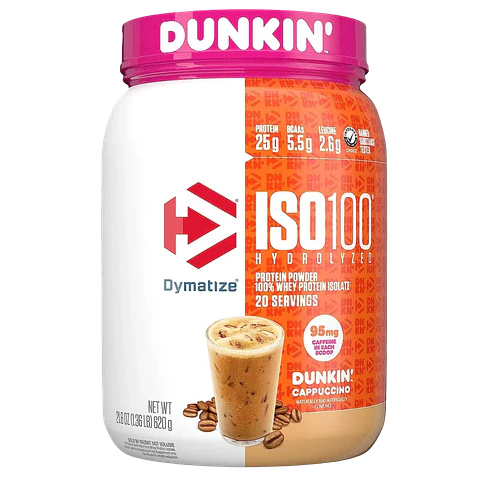 Iso 100 1.4 lbs Dunkin Cappuccino Dymatize 