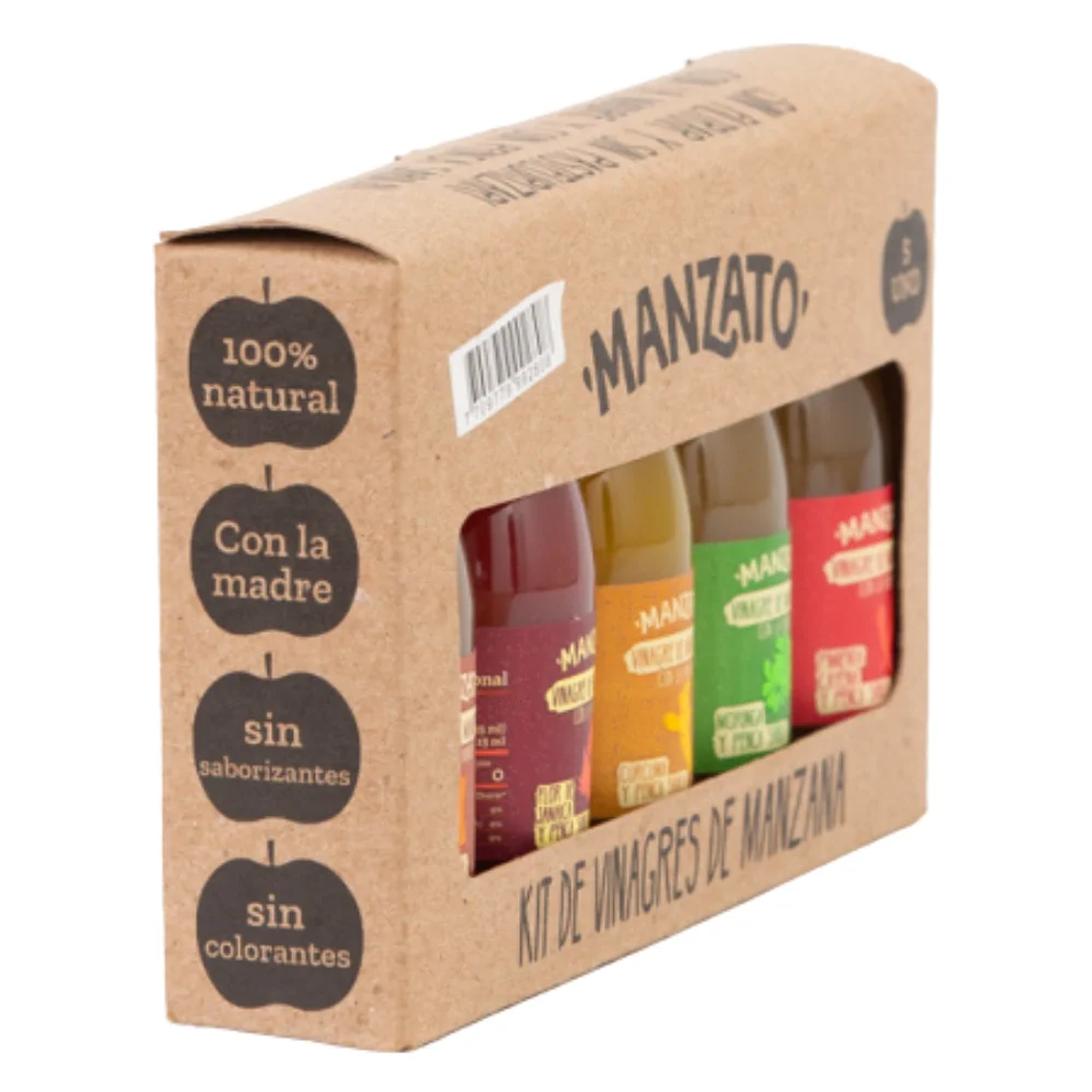 Kit Vinagres Manzato 5 Unidades 56 ml 2