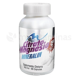 Citrato de Magnesio 90 Cápsulas Mineralin