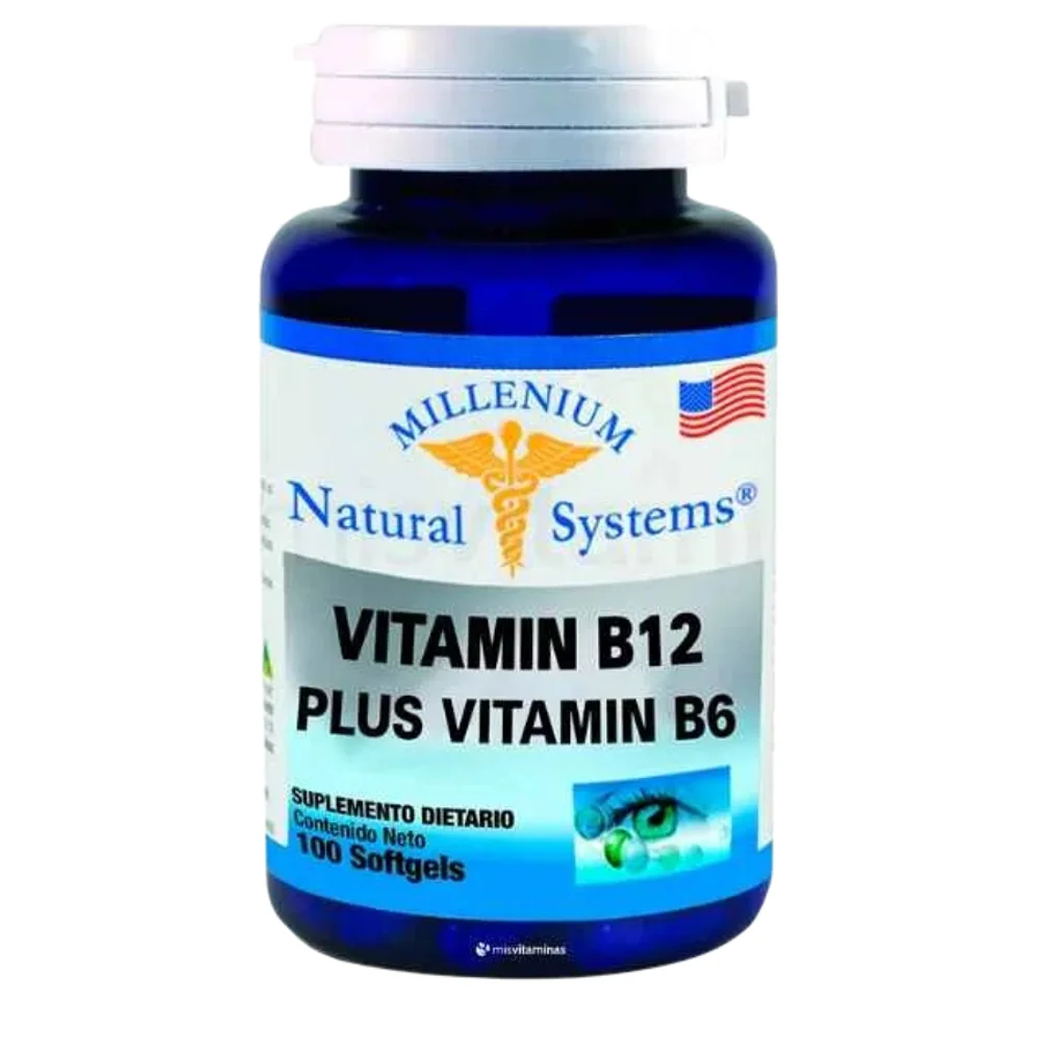 Vitamin B12 Plus Vitamin B6 Natural System 100 Softgels 1