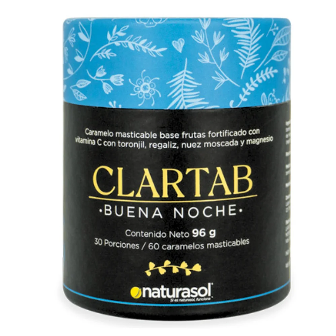Clartab Buena Noche 60 Caramelos Masticables Naturasol 1