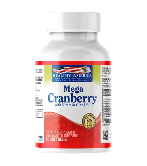 Mega Cranberry 60 softgels Healthy America