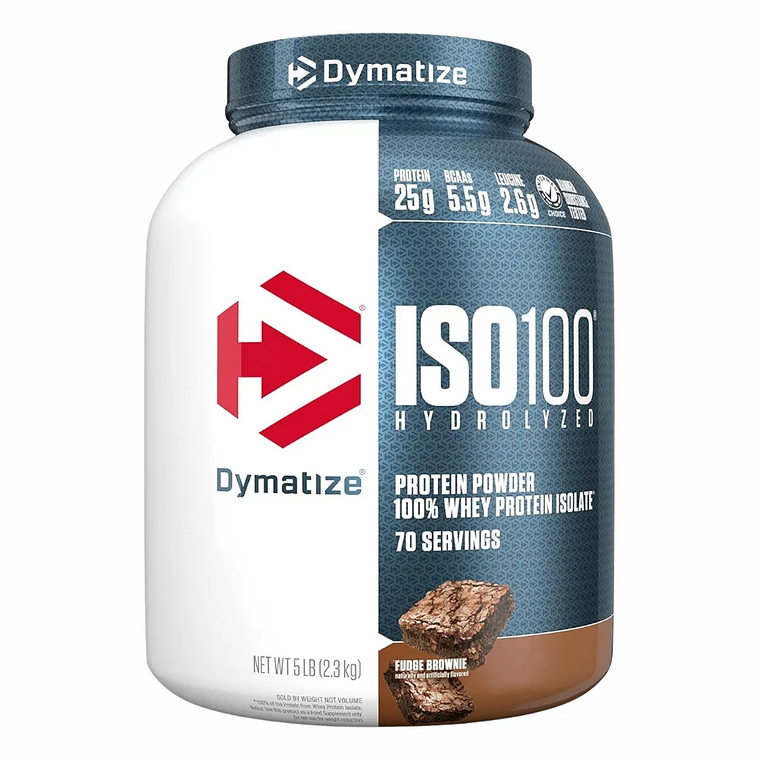 ISO 100 Hydrolyzed 5 Libras Dymatize Brownie 1