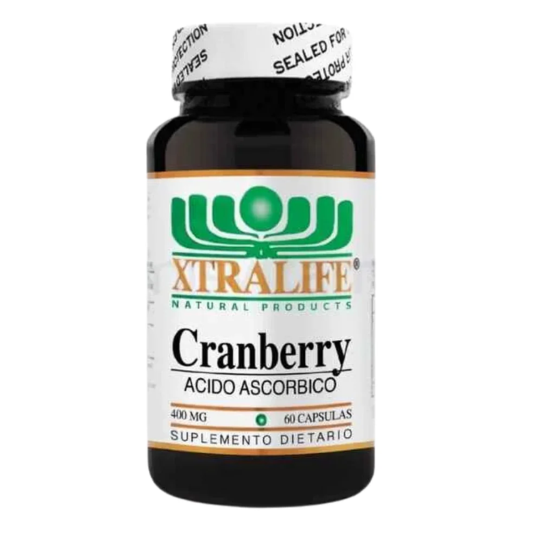 Cranberry 400 mg 60 Cápsulas Xtralife 1