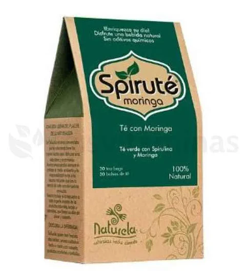 Spiruté Moringa Té 30 Tisanas Naturela 