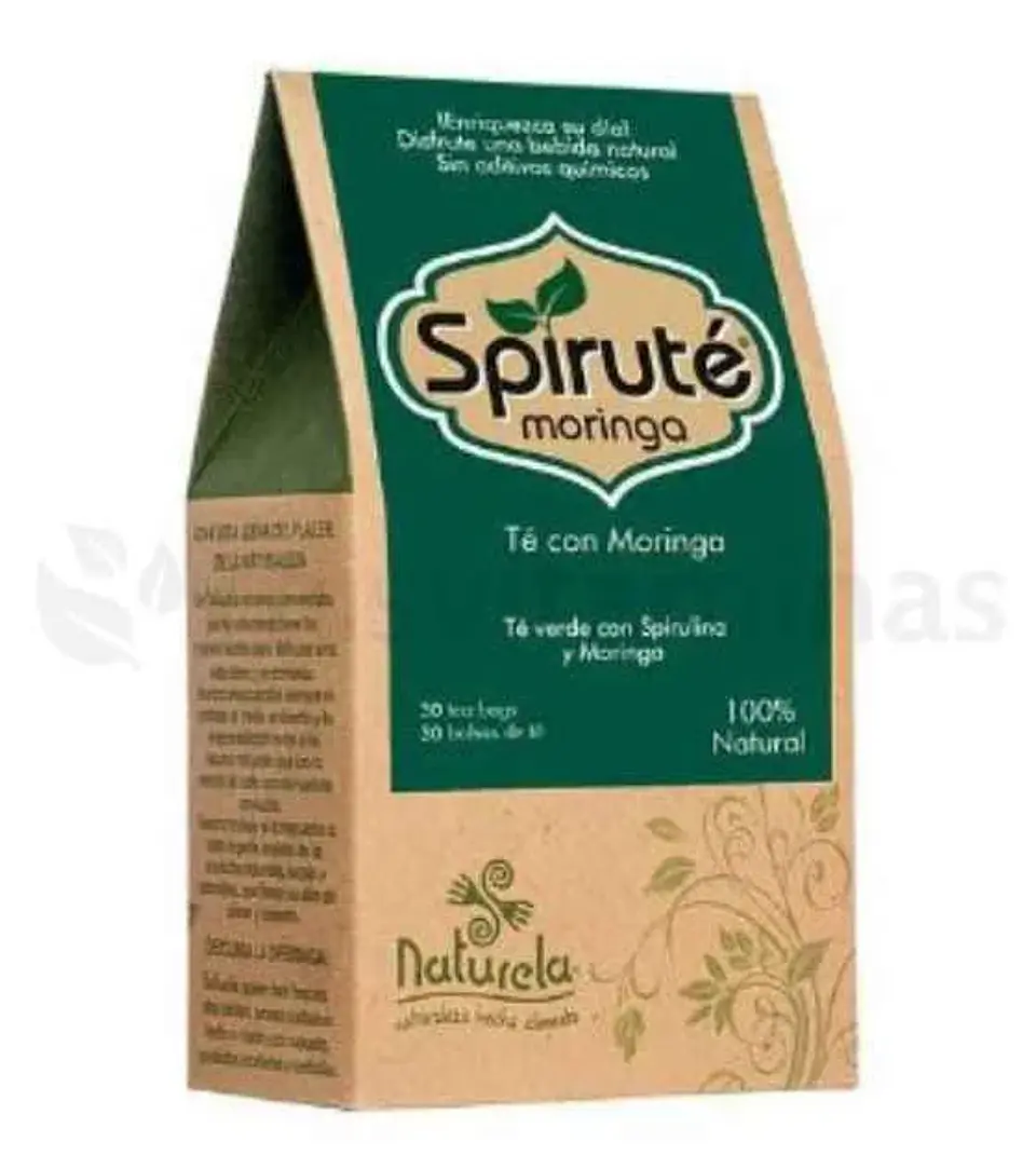 Spiruté Moringa Té 30 Tisanas Naturela  1