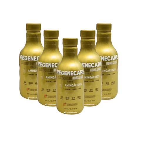Combo Colágeno Líquido Hidrolizado Regenecare por 5 Unidades