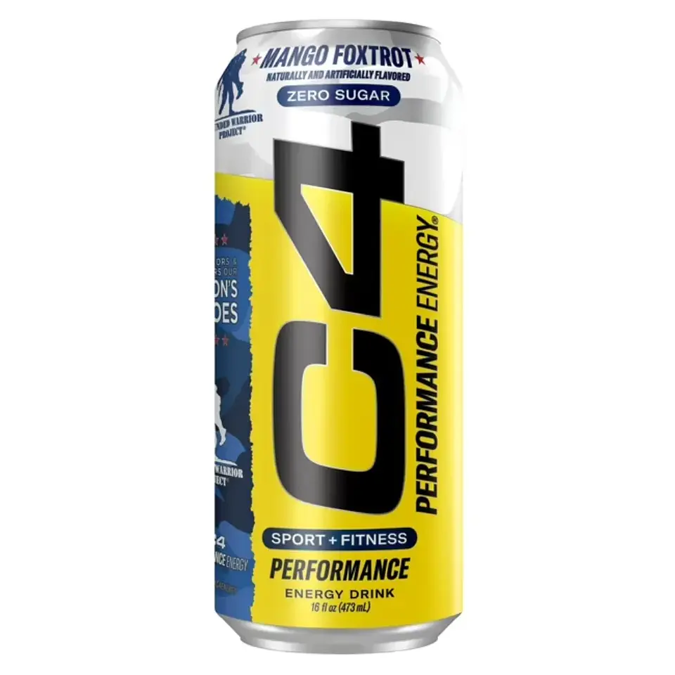 C4 Lata Mango Foxtrot Energy Drink 473 ml Cellucor 1